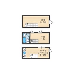 GARNET東寺の物件間取画像